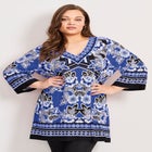 Scarf Print Tunic image number null