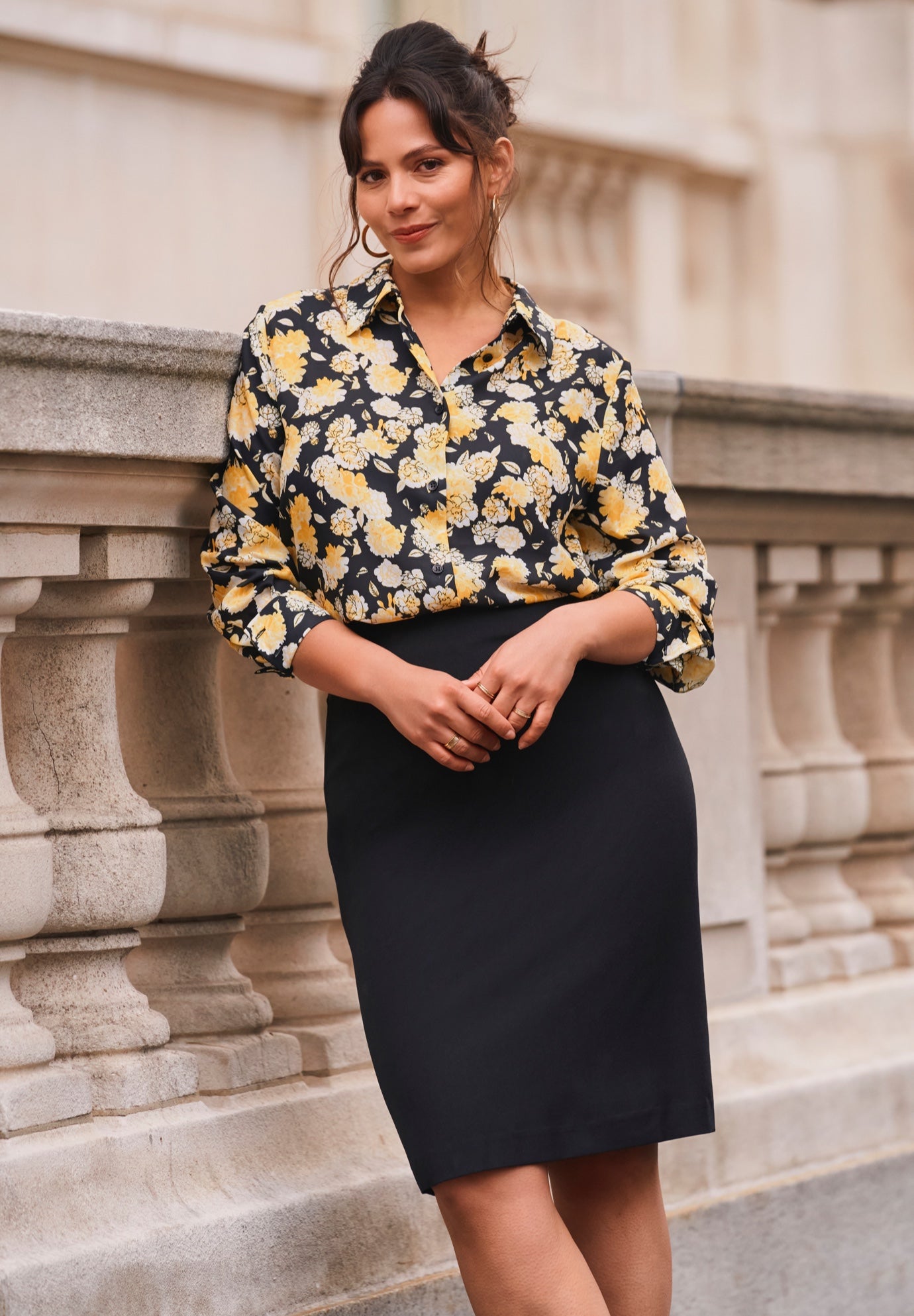 Button Front Blouse image number 0