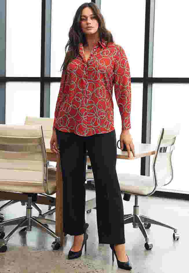 Button Front Blouse image number 1