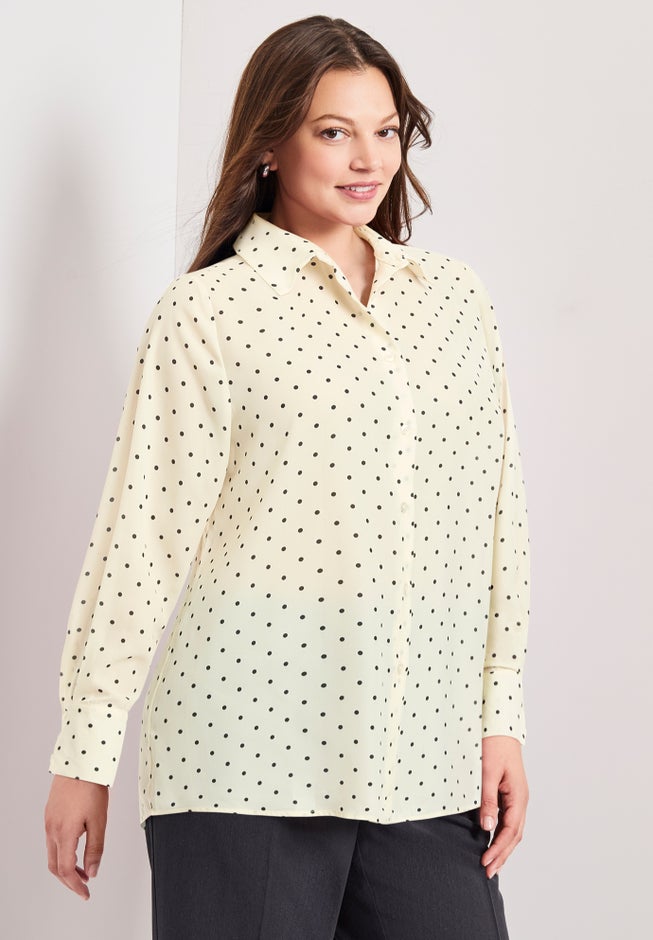 Button Front Blouse image number 2