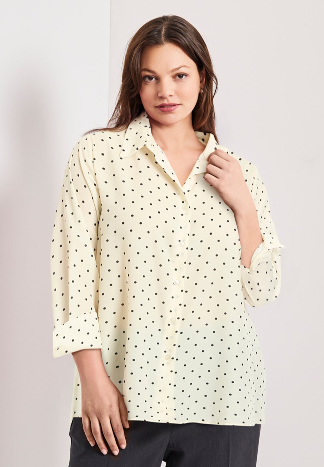 Button Front Blouse image number 0