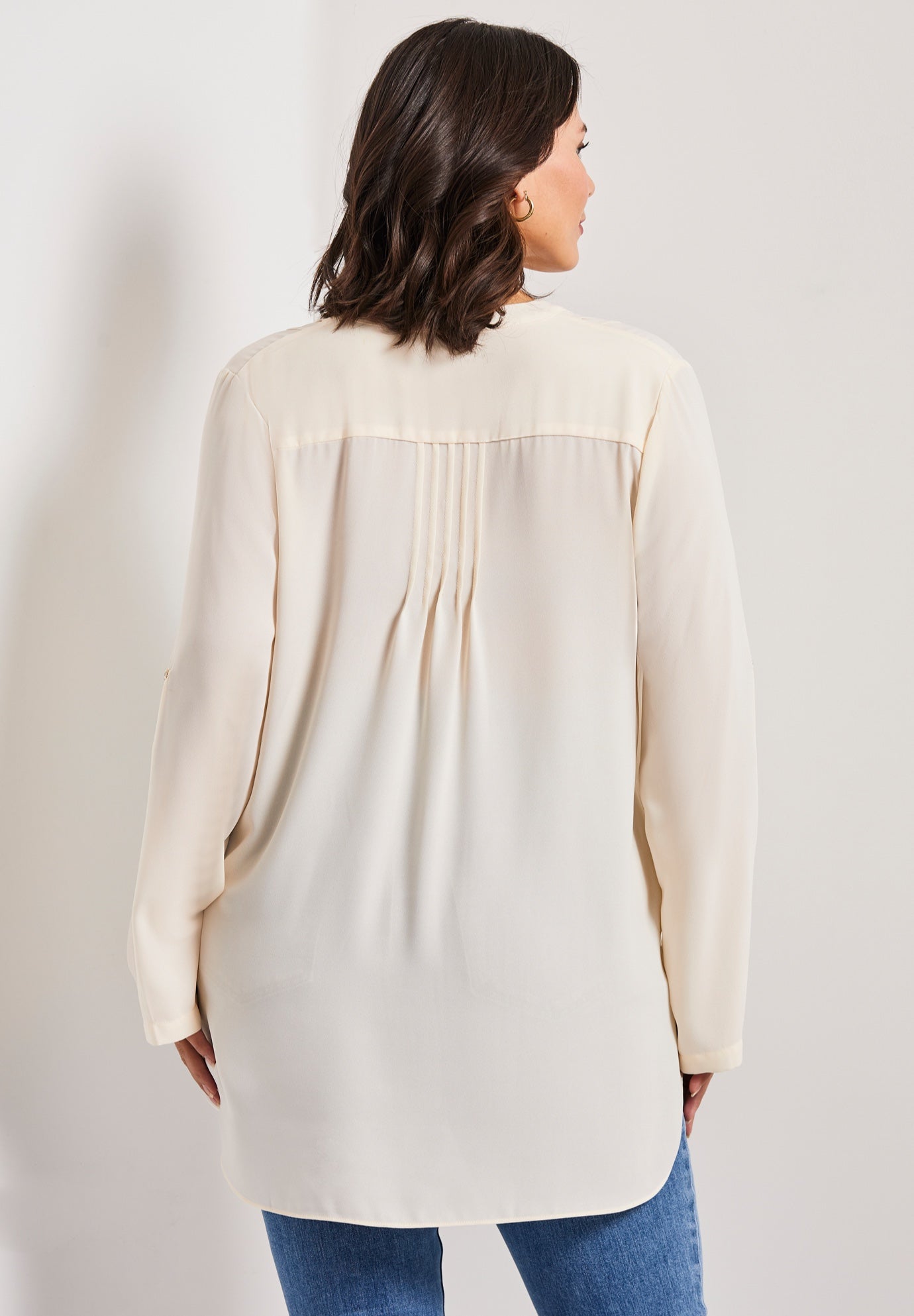 Roll Tab Zip Front Tunic image number 2