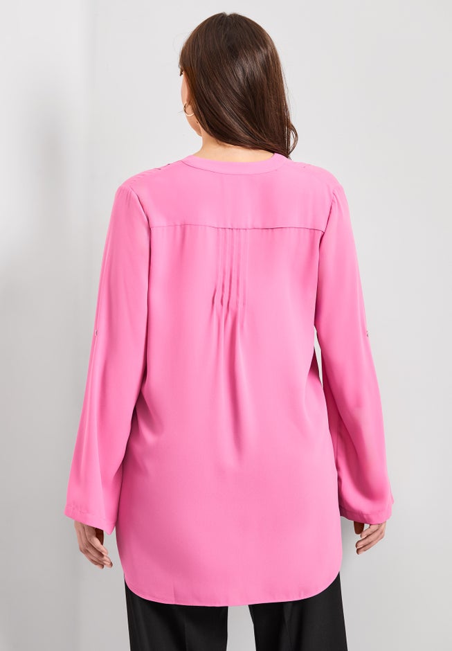 Roll Tab Zip Front Tunic image number 2