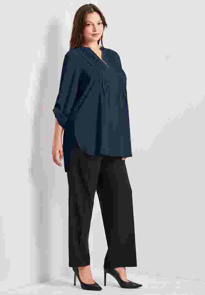 Roll Tab Zip Front Tunic image number 2