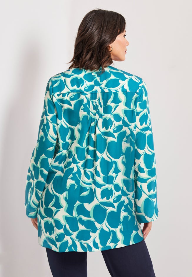 Roll Tab Zip Front Tunic image number 2