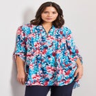 Roll Tab Zip Front Tunic image number null