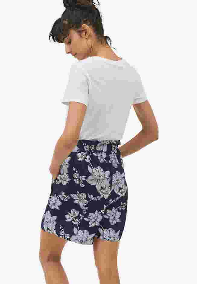 Pull-On Paperbag Waist Skort image number 1