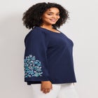 Novelty Bell Sleeve Top image number null