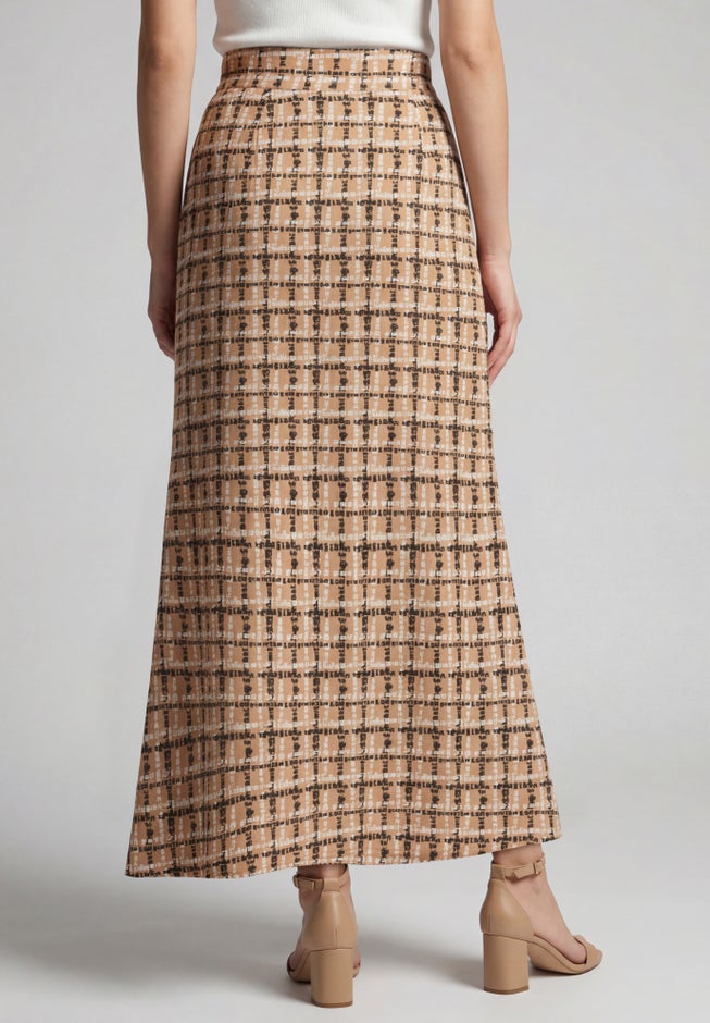 Stretch Knit Maxi Skirt image number 2
