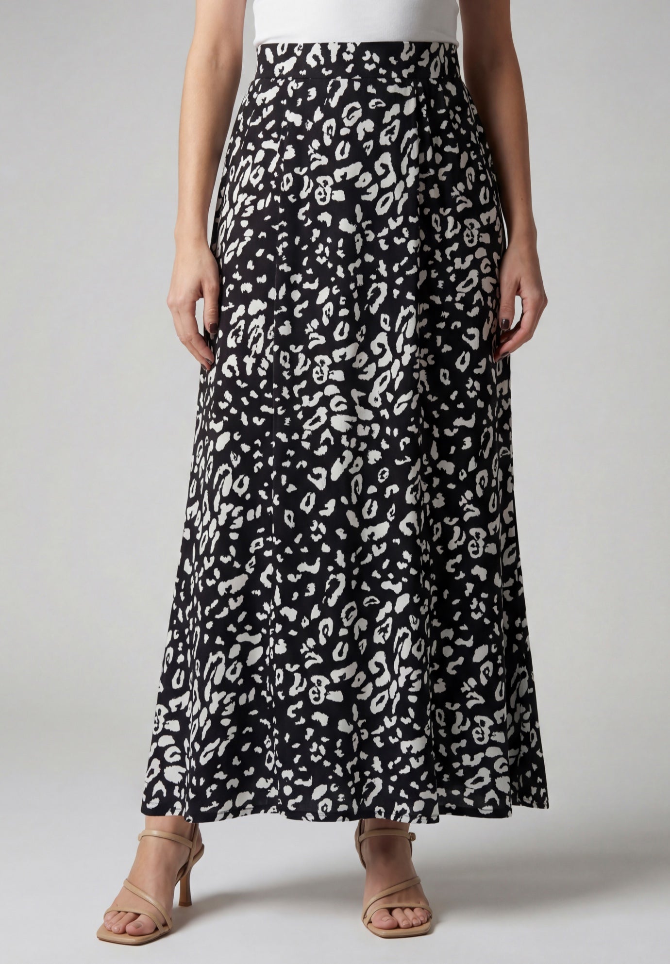 Stretch Knit Maxi Skirt image number 0