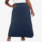 Stretch Knit Maxi Skirt image number 0
