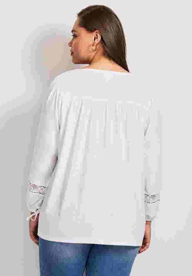 Crochet Trim Top image number 2