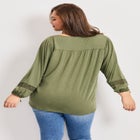 Crochet Trim Top image number 2