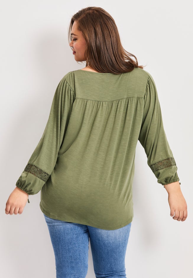 Crochet Trim Top image number 2