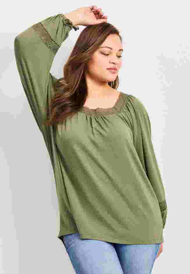 Crochet Trim Top image number 1