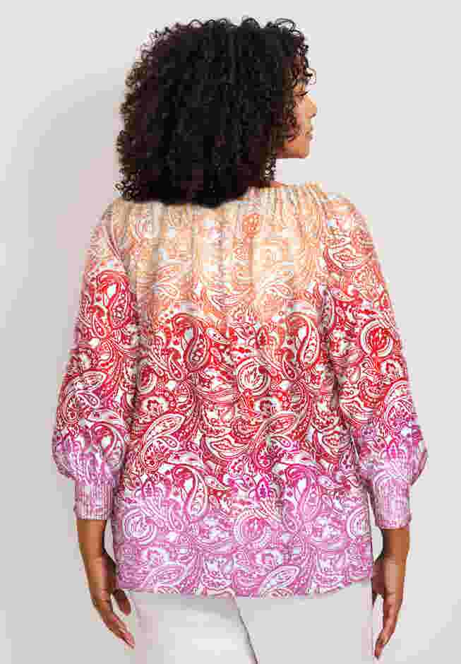 Ombre Print Top image number 1