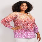 Ombre Print Top image number null