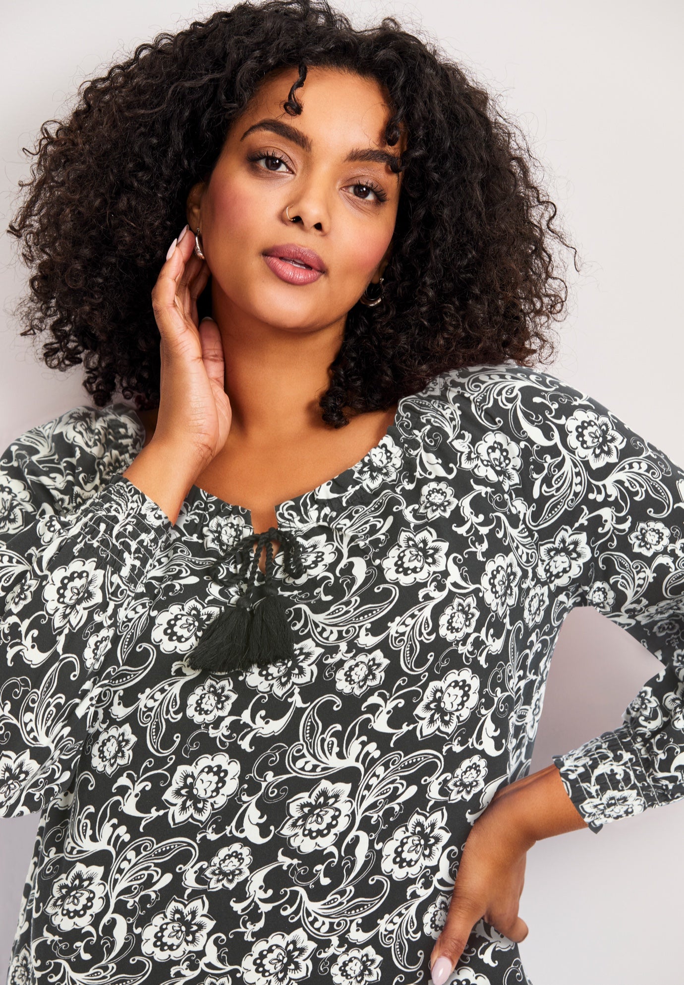 Ombre Print Top image number 1