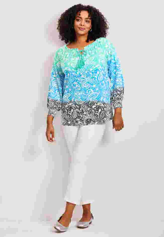 Ombre Print Top image number 0