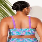 Longline Bra Sized Lettuce Trim Bikini Top image number 1