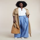 Short-Sleeve Notch Collar Blouse image number 3