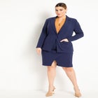 Notch Collar Blouse image number null