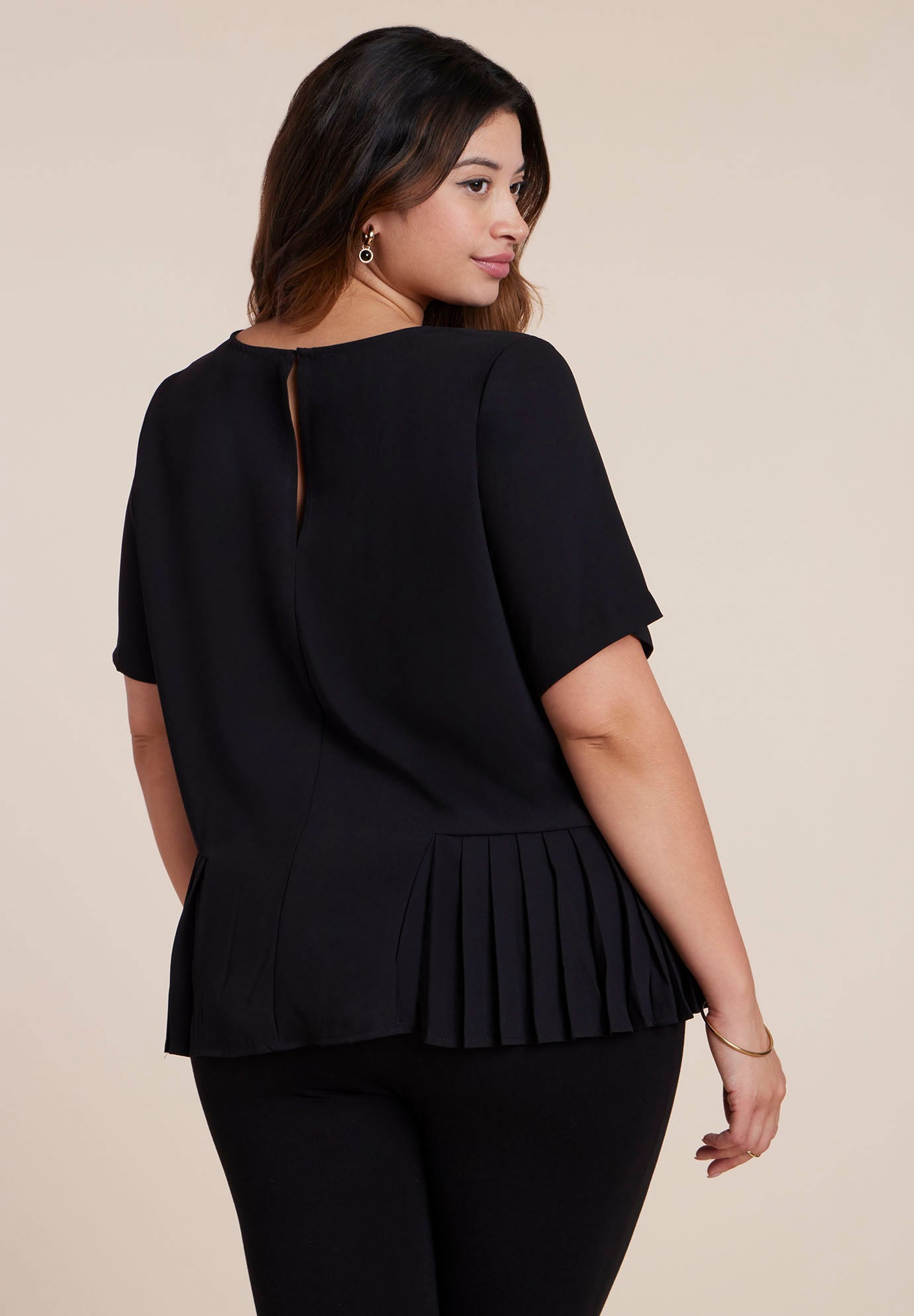 Pleated Hem Top image number 1