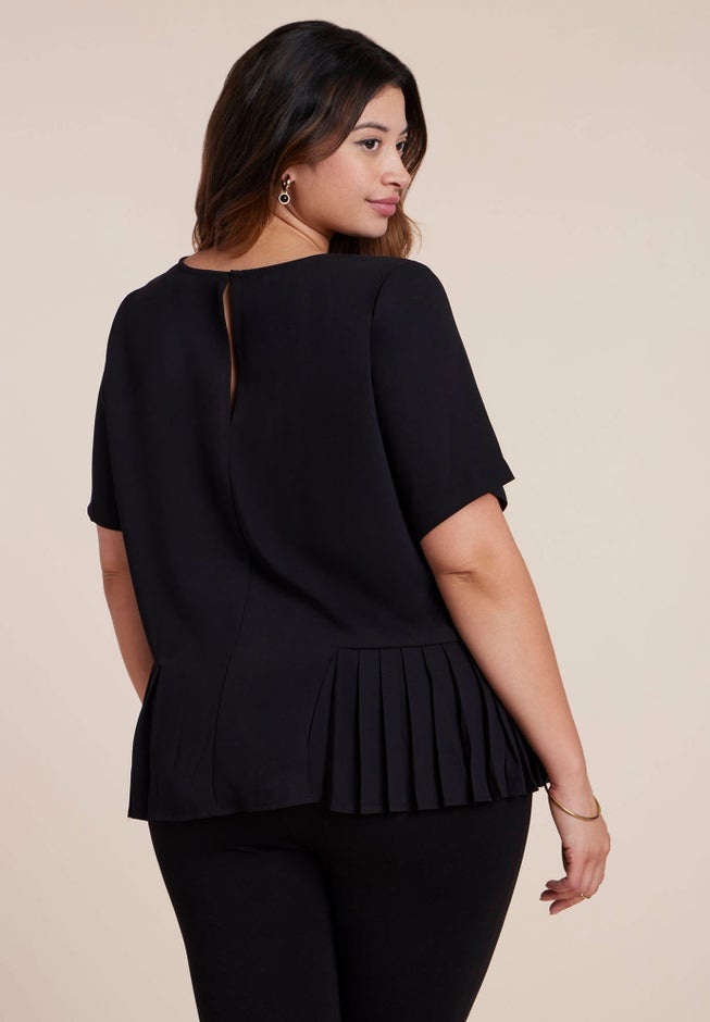 Pleated Hem Top image number 1