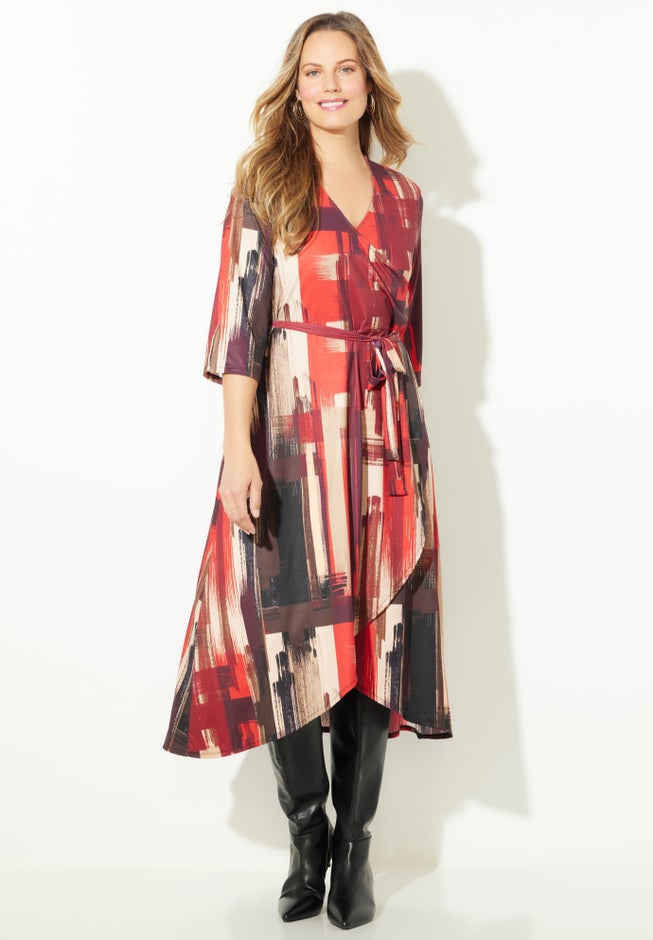Easy Faux Wrap Dress image number 0
