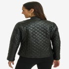 Leather Quilted Jacket image number null