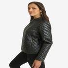 Leather Quilted Jacket image number null