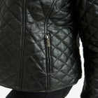 Leather Quilted Jacket image number null