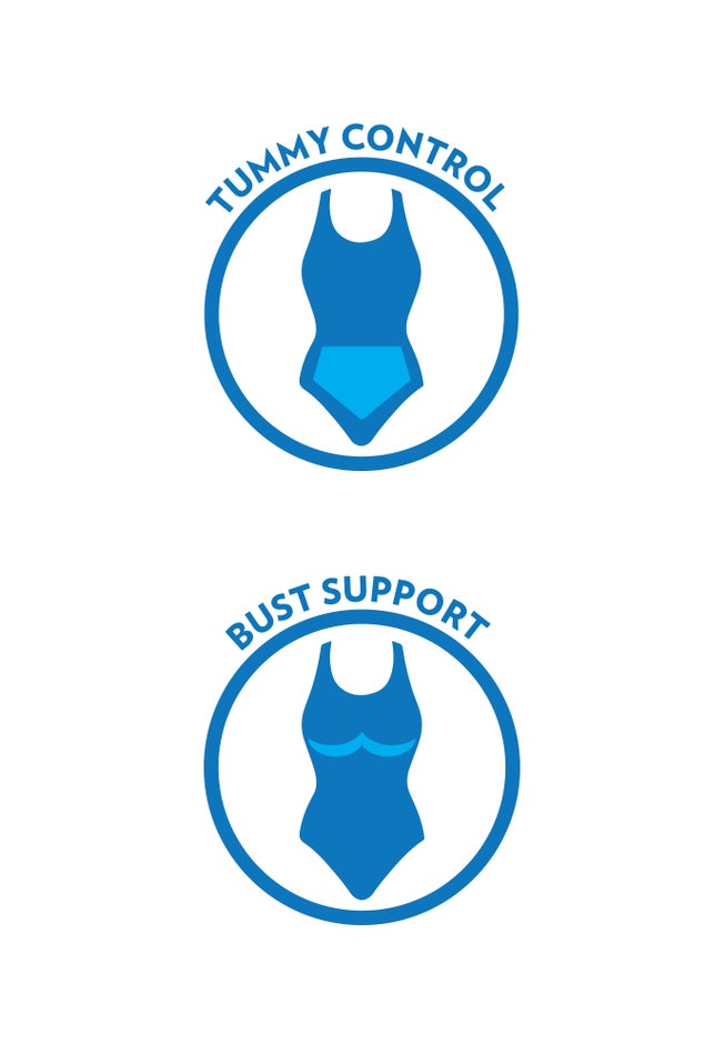 Princess Seam Swimdress image number 5