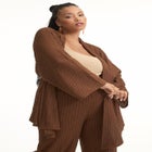 Tie Waist Knitted Kimono image number 2
