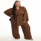 Tie Waist Knitted Kimono image number 0