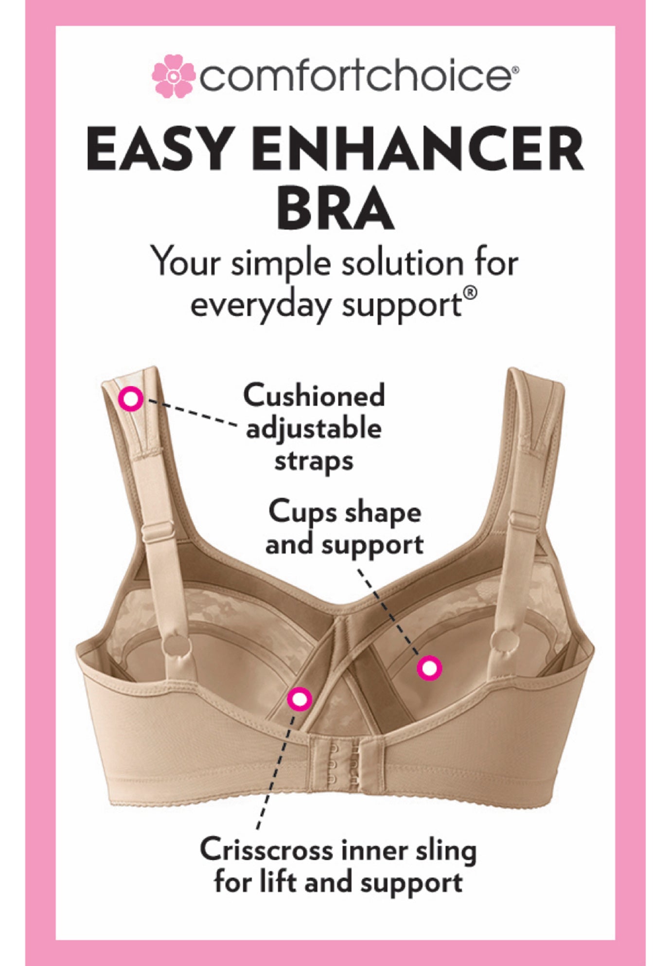 Easy Enhancer&reg; Wireless Bra image number 3