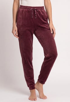 Stretch Velour Jogger Pull-on Pants