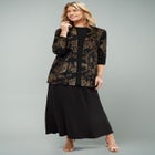 Stretch Knit Open Front Knit Topper image number null