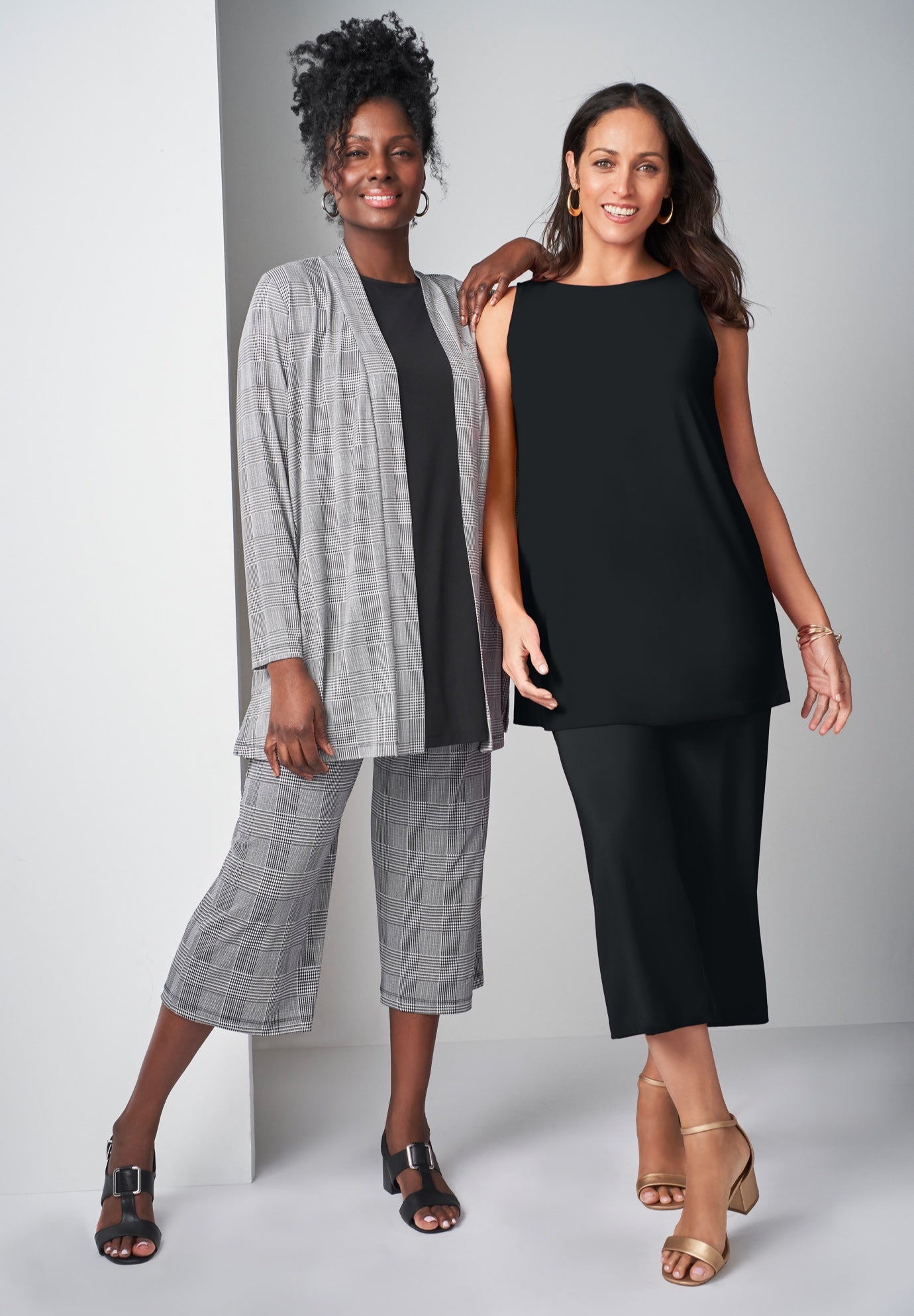 Stretch Knit Open Front Knit Topper image number 5