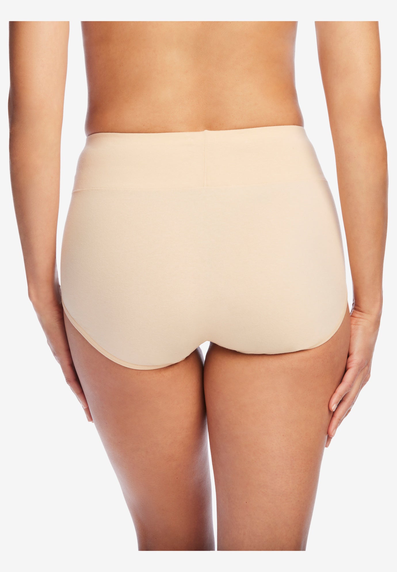 Cotton Spandex Comfort Waist Brief 2-Pack image number 3