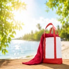 Tote Bag With Free Throw image number 0
