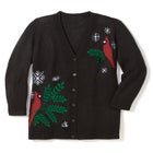 Holiday Button-Front Cardigan image number 1