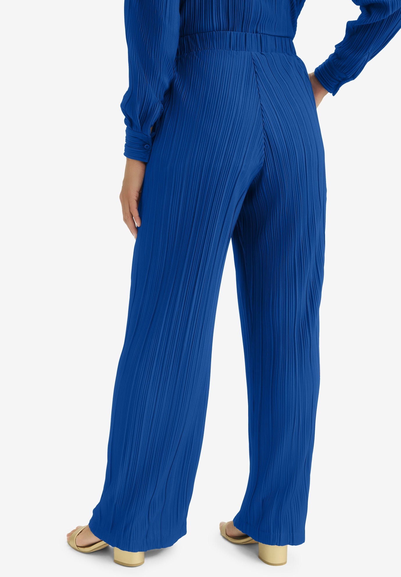 Plisse Wide-Leg Trouser image number 2