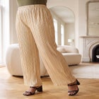 Plisse Wide-Leg Trouser image number 0