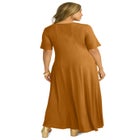 Square Neck Maxi Dress image number null