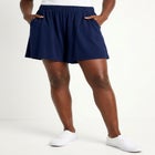 Relaxed Fit Elastic Waistband Stretch Jersey Shorts image number 0