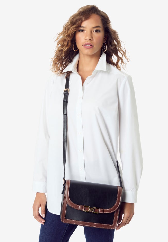 Colorblock Crossbody Bag image number null