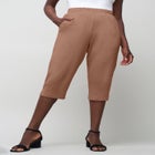 Soft Ease Cotton Knit Capri image number 0