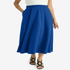 Soft Ease Midi Skirt image number null