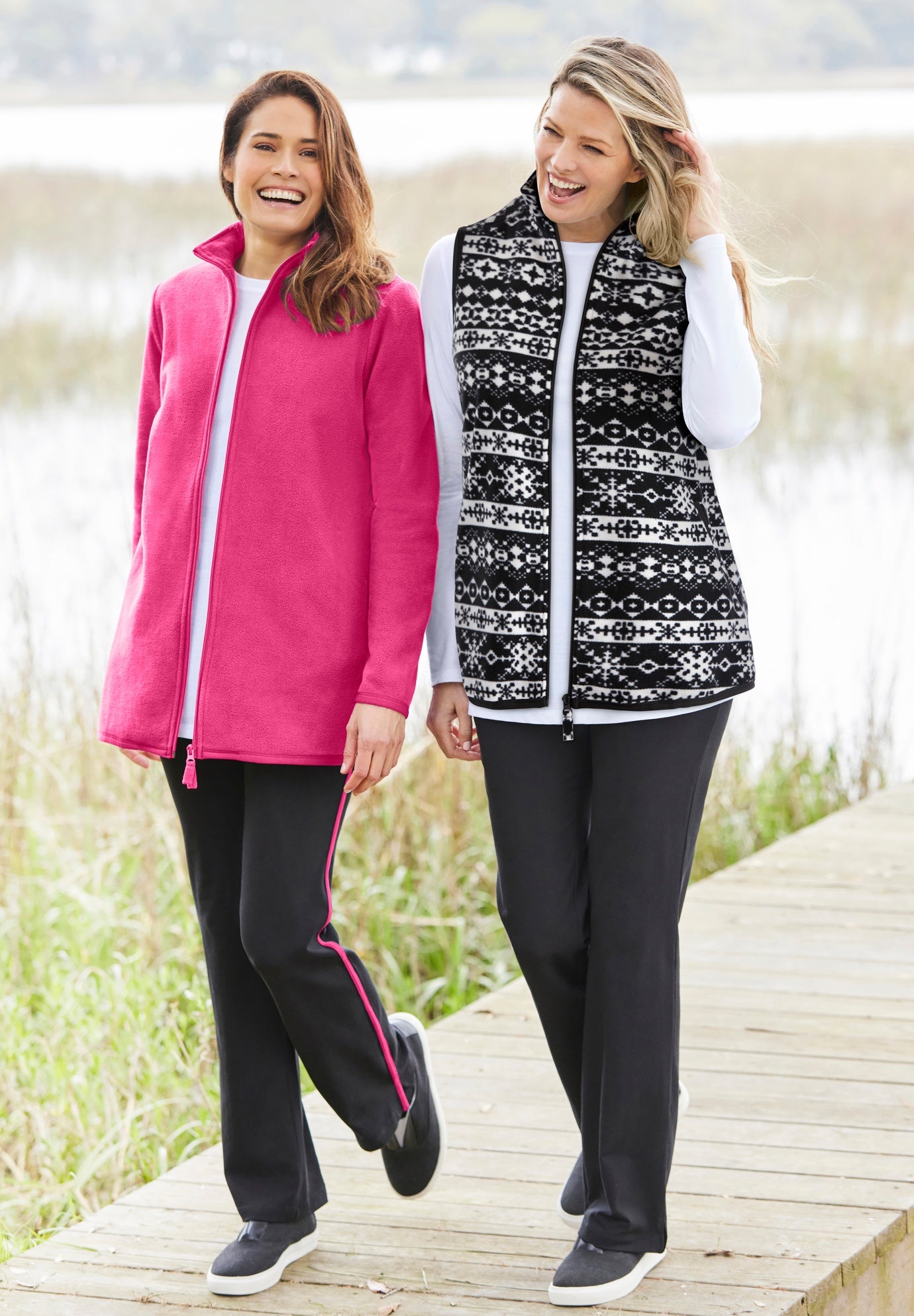 Zip-Front Microfleece Vest image number 5